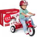 Radio Flyer Red Rider Trike, for Ages 2.5-5, Adjustable Seat, Steel Construction, Quiet Ride Wheels, Covered Storage Bin, Comfort Grip Handlebars, Easy Carry Seat Handle, Tricycle for Toddlers