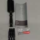 Belula 100% Soft Boar Bristle Round Brush for Blow Drying Set. Round Hair Brush With Medium 2.1 Wooden Barrel. Hairbrush Ideal to Add Volume and Body. Free 3 x Hair Clips & Travel Bag.