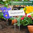 STARTOSTAR 50-Pack Metal Plant Labels, 10.6" Garden Markers Reusable Nursery Tags for Vegetables Herb Flower Seed Greenhouse