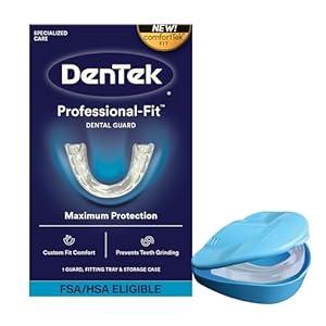 DenTek ProfessionalFit Dental Guard, Mouth Guard for Grinding Teeth at Night, 1 Count