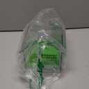 Pull-Out External Parrot Feeder, No Mess Bird Feeder, Decorative Transparent Bird Bath Tub with Two Food Slots, Easy to Fill Hold and Clean, Suitable for Parrot & Finch