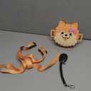 Dog Treat Pouch with Clicker Magnetic Closure, Silicone Fanny Pack for Pet Training,Adjustable Waist Belt, Leak-Proof, Ideal for Walking Training (Husky)