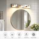 3-Light Bathroom Vanity Light 23.62in Brushed Nickel Vanity Light, 3-Light,24Inch