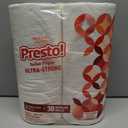 Amazon Brand - Presto! Ultra-Strong 2-Ply Toilet Paper, 24 Mega Rolls = 120 Regular Rolls, 308 Sheets Per Roll, Unscented