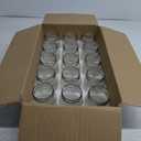 Mason Jars 16 oz with Airtight Lids and Bands, 15 Pack Regular Mouth Canning Jars, Clear Glass Pint Jars for Canning, Pickling, Food Storage, DIY Projects, 24 Labels, Brush & String Included