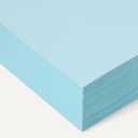 2 x 30% Recycled Color Copy Paper, 8.5" x 11", 20lb, Pastel Blue, 500 Sheets