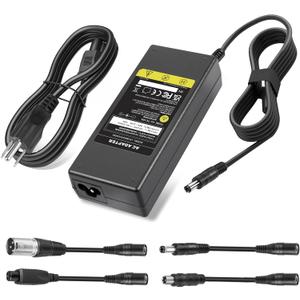 42V 2A Scooter Charger -with 5 Connections, Razor/Jetson/Voyage Charger, gotrax, ninebot Electric for 36V 10S Li-ion Battery.