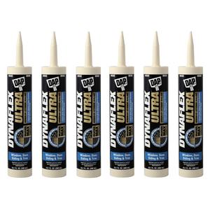 Dap 18213 6 Pack 10.1 oz. Dynaflex Ultra Advanced Exterior Sealant, Beige