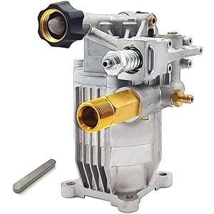 2400-2800PSI Pressure Washer Replacement Pump, 3/4" Shaft Horizontal Pressure Pump Replacement Power Washer Pumps for Power Washer