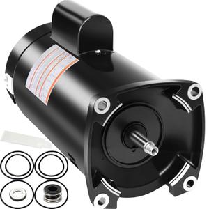 B2842 Pool Pump Motor 1.5HP, Fit for Century A.O. Smith 1.5HP Single Speed 208/230V, 3450 RPM, 56Y Frame, 9.6/8.8A Amps, Swimming Pool Motor SQ1152 B842 EB842 B849