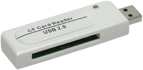 eTECH Speed USB2.0 CF (Compact Flash) Card Reader - Supports SanDisk Extreme Kingston Adata Sony Toshiba Transcent Samsung 2GB 4GB 8GB 16GB 32GB Type I/II CF