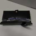 Trendy TAC Polarized Square Sunglasses for Women Men, Oversized Lightweight TR90 Frame UV400 Protection (Black)