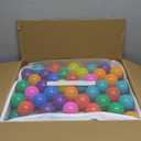 170 PCS Ball Pit Balls 2.1-2.2 Free Crush Proof Plastic Ball for Baby and Toddler -8 Bright Colors with Zip Storage Bag,Baby Pool Water Toys,Kiddie Pool
