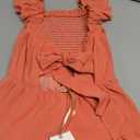 GRACE KARIN Girls Dress Summer Tie Back Party Dress Ruffle Sleeve Smoke Tiered Special Occasions Maxi Tween Dresses Size 12Y