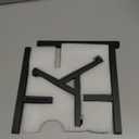 Plant Stand Indoor Adjustable, Metal Modern Indoor Plant Stand, Heavy Duty Plant Stands Outdoor Corner, Stable Plant Holder, Fits 8 to 12 Inches Pots, Black, 1 Pack, Pot & Plant Not Included