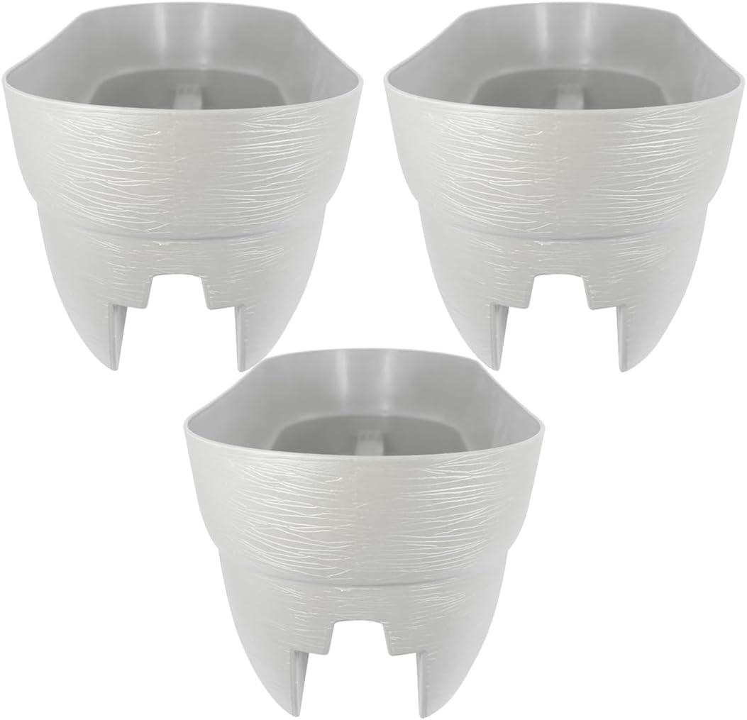 Emsco Group Rail Planter, White