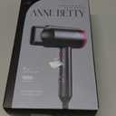 Ionic Hair Dryer with Diffuser, Powerful 1800W Blow Dryer for Women & Men, Fast-Drying Hair Dryer with Nozzle for Home, Salon, Travel (Dark Gray)