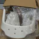 Kid's Bike seat Front Child Carrier Bike Chair for Bicycle Kids seat for Children 2~4 Years,Weight 55 lbs (front mounted off-white)