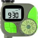 Sprinkler Timer for Garden Hose - Irrigation Timer for Outdoor Faucet, Automatic Programmable Watering Irrigation with Rain Delay/Manual Mode, Watering System Drip Irrigation for Yard Lawn Pool