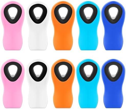 Magnetic Chip Clips, 10 Pack Plastic Bag Clips with Magnet, Snack Clips for Food Storage and Refrigerator