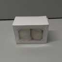 MEEDEE Ivory Velvet Ribbon 2 Inch Frayed Edge Silk Ribbons 2 Rolls 4 Yards Crinkle Crushed Ribbons Ivory Ribbon for Christmas Tree, Gift Wrapping, Holiday Decor, Wedding Favors