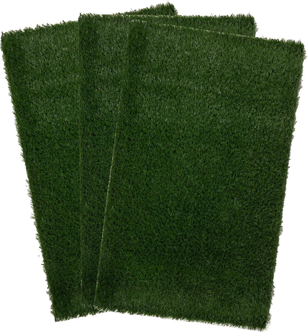 PETMAKER Artificial Grass Pee Pads for Dogs, 3 Pack, 44” x 26.5”