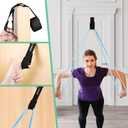 WIKDAY Resistance Bands, Pull Up Bands, Workout Bands for Exercise, Thick Heavy Resistance Band Set with Door Anchor, Elastic Bands for Body Stretching, Training at Home/Gym for Men & Women