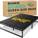 Queen Bunkie Board 10mm (60x80 inches) - Anti-Sag Mattress Support Board, Noise-Minimizing, Breathable & Moisture Resistant - Universal Fit for Metal Bed Frame,Platform Beds & Pull-Out Sleeper Sofa