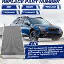 Air Conditioning A/C Condenser Compatible with Subaru Legacy Outback # 3885, 940399, 73210AJ00A, 73210AJ001, 73210AJ000