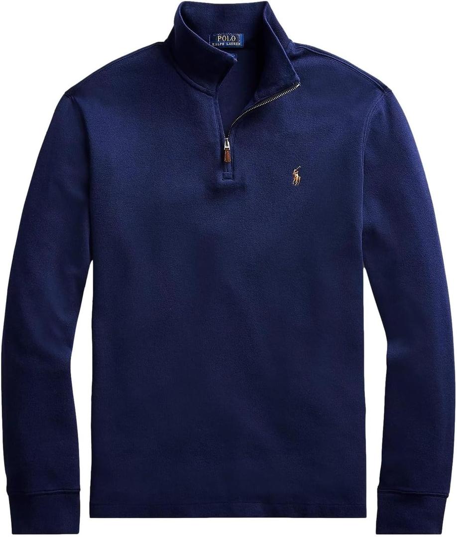 Polo Ralph Lauren Men's Long Sleeve Fleece Quarter Zip Sweatshirt, XXL