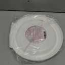 2Packs Molded Nylon Ceiling Medallion for Light Fixtures and Ceiling Fans, 9.8"OD x 4"ID x 0.94"P (Fits Canopies up to7-1/4")White