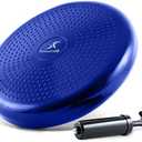 ProsourceFit Core Balance Disc Trainer, 14 Diameter with Pump for Improving Posture, Fitness, Stability