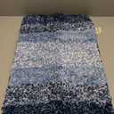 OLANLY Bathroom Rugs Mat 24x16, Extra Soft Absorbent Microfiber Bath Rugs, Rubber Backing, Quick Dry, Machine Washable Bath Mats for Bathroom Floor, Tub, Shower and Home Decor Accessories, Navy