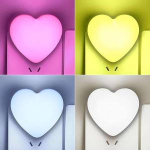 INZU Night Lights Plug into Wall, LED Night Light for Kids, Cute Nightlight with Auto Dusk to Dawn Sensor, LED Nightlight with Soft Warm Light for Bedroom, Nursery, Bathroom, Hallway (4Colors)