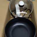 Dezin Hot Pot Electric Upgraded, Non-Stick Saut Pan, Rapid Noodles Electric Pot, 1.5L Mini Portable Hot Pot for Steak, Egg, Fried Rice, Ramen, Oatmeal, Soup with Power Adjustment (Black)