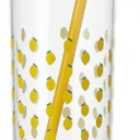 Plastic Sipper & Straw Lemon Edition