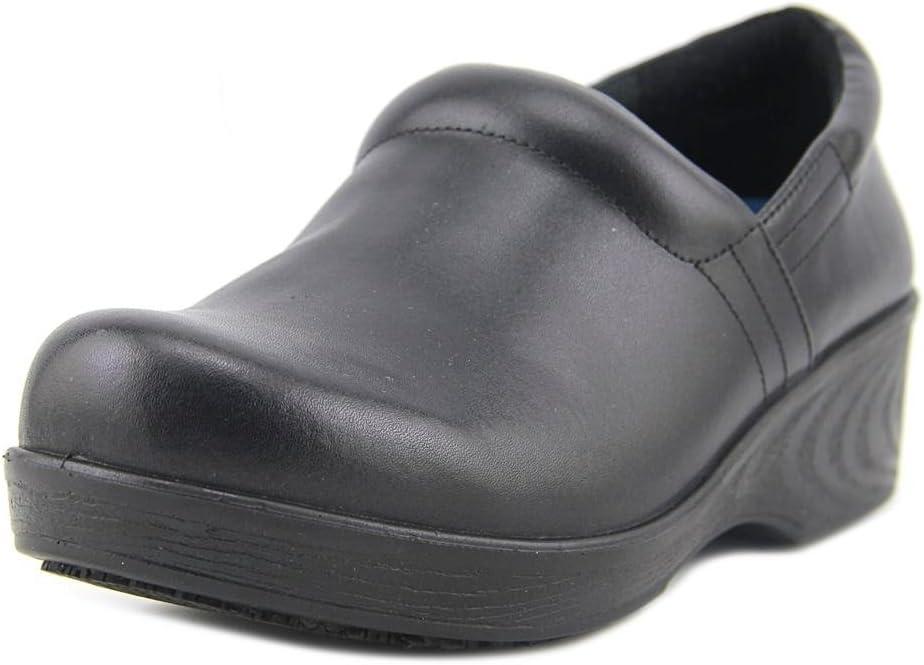 Dr. Scholl's Shoes Women's Dynamo Work Shoe (6.5, Black Leather)