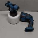 Cordless Paint Sprayer for Dewalt 20V MAX Battery High Power Electric Spray Paint Gun Easy to Clean for Furniture Cabinets House Painting Blue (Not Include Battery)