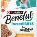 Purina Beneful Small Breed Wet Dog Food in Gravy, IncrediBites With Real Chicken - (8 Packs of 3) 3 oz. Cans, BB Date 08/2027