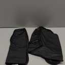 Waterproof Shoe Covers, Reusable & Foldable Rain Boot Shoe Cover with Zipper, Non-Slip, Reflector, Men Women Rain Gear, Black (Medium)