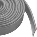 Shower Bottom Waterproof Door Rubber Sweep Trim Black Seal for Home Bathroom, 108 x 13/16 x 5/32 Inch Tee Insert Shape (Grey) 