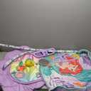 Bright Starts Disney Baby The Little Mermaid Twinkle Trove Light-Up Musical Baby Activity Gym with Tummy Time Pillow, Newborn+