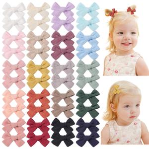 jollybows Mini Lined Hair Clips Bows for Babies, Infants, Toddlers, Girls and Teens - 40pcs 2" Tiny Barrettes jollybows Mini Lined Hair Clips Bows for Babies, Infants, Toddlers, Girls and Teens - 40pcs 2" Tiny Barrettes