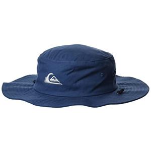 Quiksilver Men's Bushmaster Sun Protection Floppy Visor HAT, India Ink, XXL