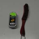 Patelai 2 Pcs Horsehair Felt Hat Brush Kit Lint Brush with Cleaning Sponge Felt Cowboy Hat Remover Kit Remove Dust Lint Brushes for Clothes Western Hats, Shoes(Reddish Brown,Schima Superba)