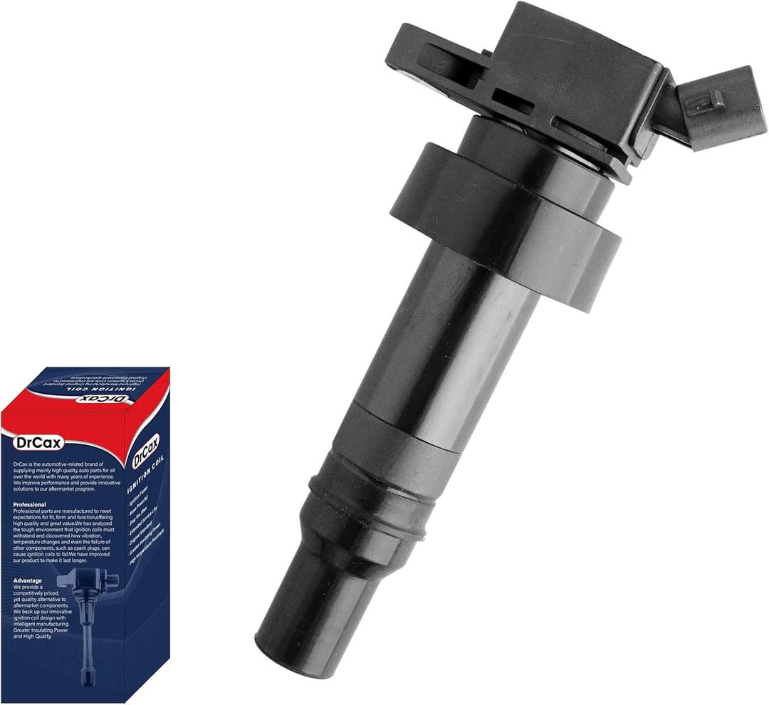 OEM Ignition Coil UF652 C1803 5C1860 Compatible with Hyundai Kia Dodge Accent Veloster Rio Soul Attitude - 1.6L L4 Engines - 1 Pack