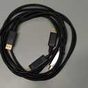 DisplayPort to VGA Cable 6 Ft, 2-Pack Display Port DP to VGA Adapter Cord Male to Male HD Video 1080P for Computer, Monitor, TV, Projector