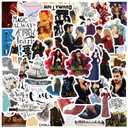 4 x 50PCS Once Upon A Time TV Show Stickers,Water Bottle Stickers Waterproof Vinyl Decals, Movie Anime Stickers for Laptop, Phone, Journal, Skateboard, Guitar, Bike (l)