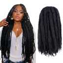 ToyoTress Marley Hair Crochet Braids - 20 Inch 6 Packs Marley Twist Crochet Hair For Faux Locs Light Brown, Afro Kinky Curly Marley Twist Crochet Hair Synthetic Braiding Hair Extensions (20 Inch, #4-6P)