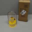 Covered Rotating Makeup Brush holder Organizer with Lid Makeup Brushes Organizer for Vanity Desktop Bathroom Countertop (01)